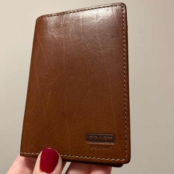 Vintage Coach Wallet Water Buffalo Leather - Picture 1 of 6